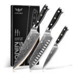 Damascus Knife Set - Haugo 3 PCS Professional Chef Knife Set