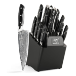 18 Pieces Damascus Kitchen Knife Set