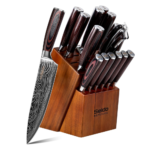 17-Piece Master Chef Knife Block Set