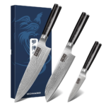 MDHAND Damascus Kitchen Knife Set