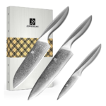 3 PCS Damascus Chef Knife Set