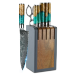 7-Piece Damascus Knife Block Sets
